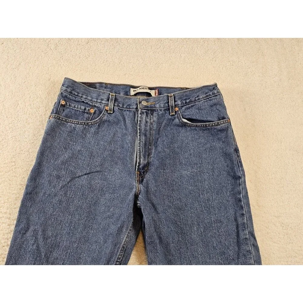 Vintage Levi's 550 Jeans Mens 38x32 Relaxed Fit‎ Medium Wash Blue Preppy Y2K Dad